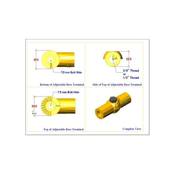 Bronze Adjustable Point Adapter